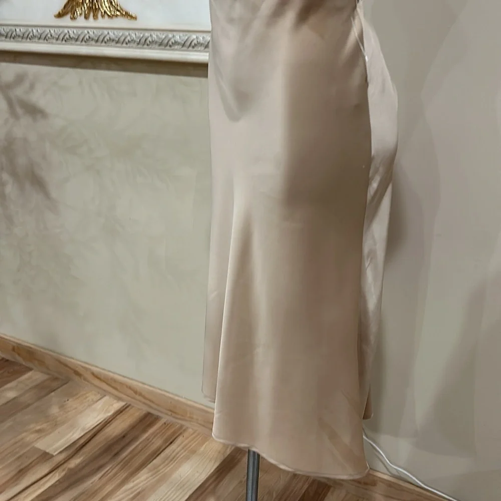 Rachel Zoe Classic Beige Maxi Skirt